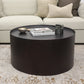 EATON DRUM COFFEE TABLE - OILED BRONZE