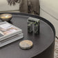 EATON DRUM COFFEE TABLE - OILED BRONZE