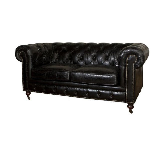 HAMPTON COURT 2 SEATER BELON BLACK