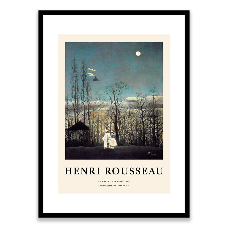 Henri Rousseau Carnival Evening 1886 Framed Print