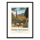 Henri Rousseau Seine and Eiffel Tower in Sunset 1910 Framed Print