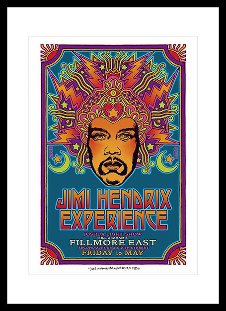 Jimi Hendrix Experience II Framed Print