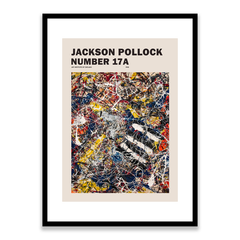 Jackson Pollock Number 17A Framed Print