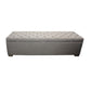 LAMBTON LINEN OTTOMAN BLANKET BOX - GREY LINEN