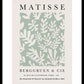 Matisse Sage Green set of Framed Prints