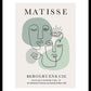 Matisse Sage Green set of Framed Prints