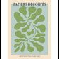 Matisse Flora Green Set of Framed Prints