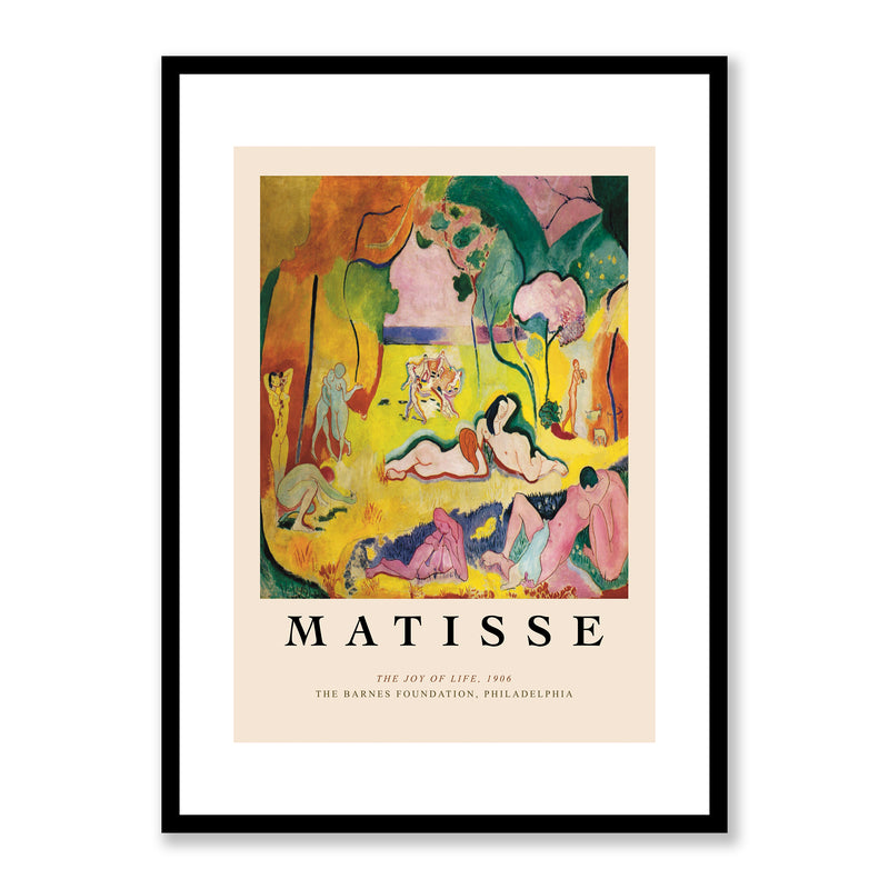 Matisse The Joy of Life 1906 Framed Print