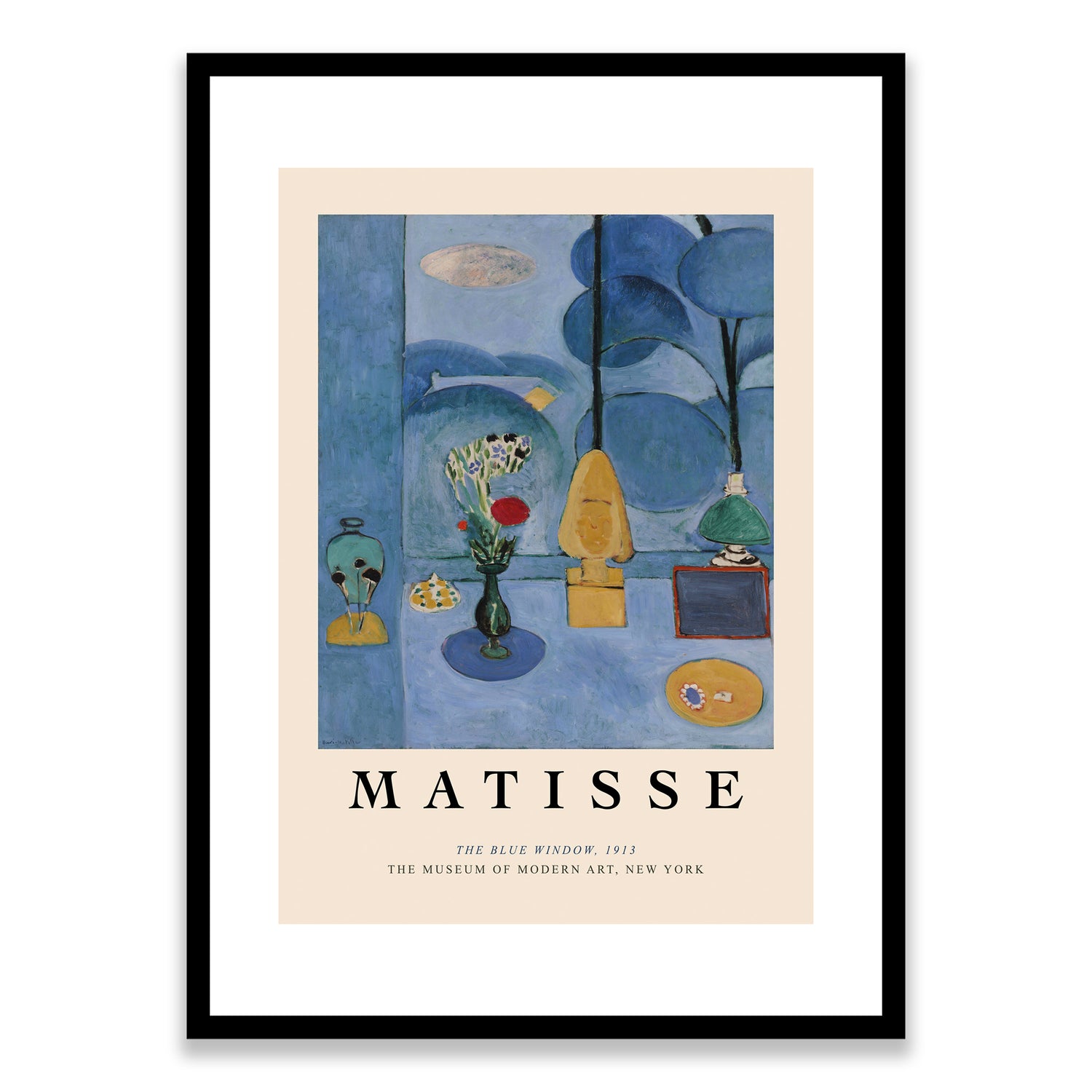Matisse The Blue Window 1913 Framed Print