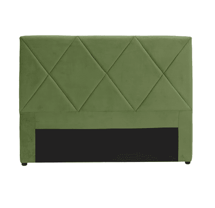 METRO DIAMOND STITCHED DOUBLE/QUEEN - VELVET OLIVE