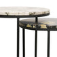 Monaco Nesting Side Table - Pebble/Alaska