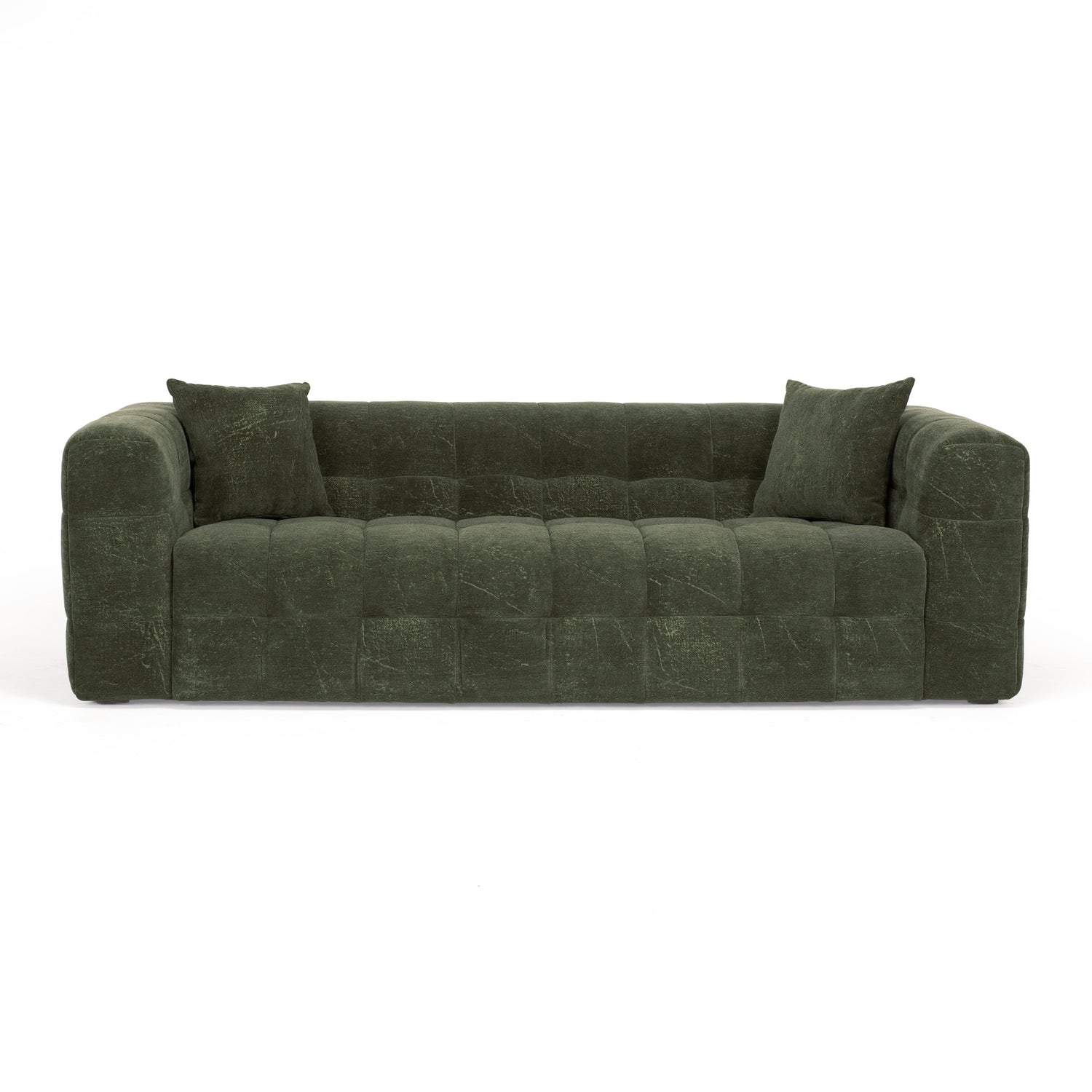 Michelin 3 Seater Sofa Dark Green