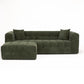 Michelin 3 Seater Sofa Dark Green