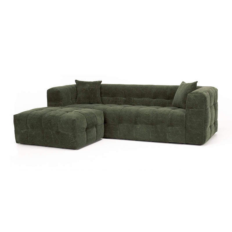 Michelin 3 Seater Sofa Dark Green