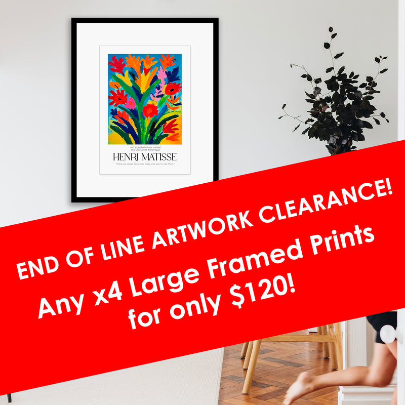 Super Deal! Take your pick of any x4 large prints for only $120!