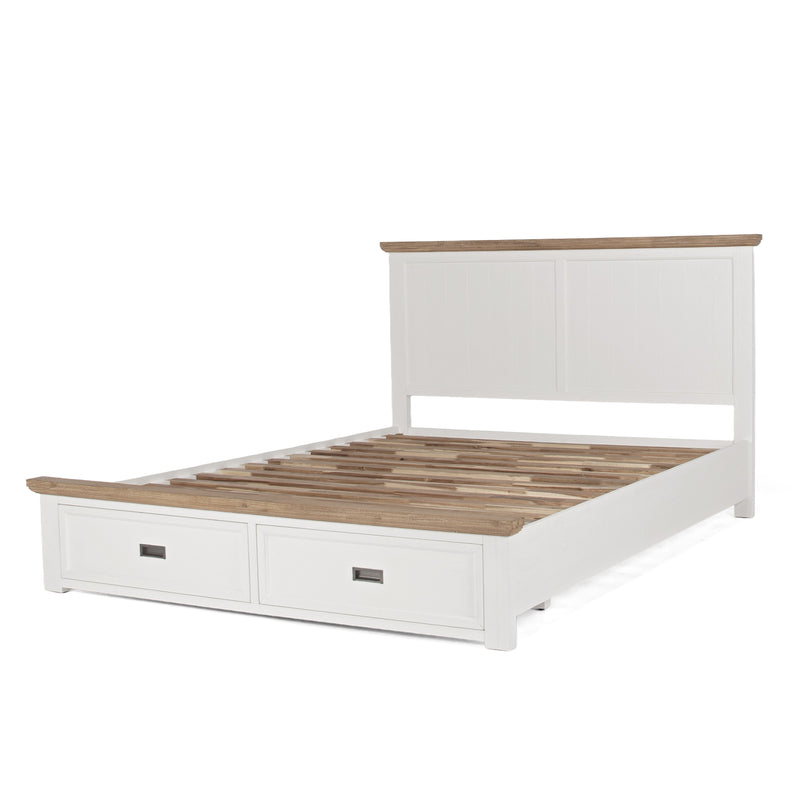 Parisian NZ King Bed w/Drawers