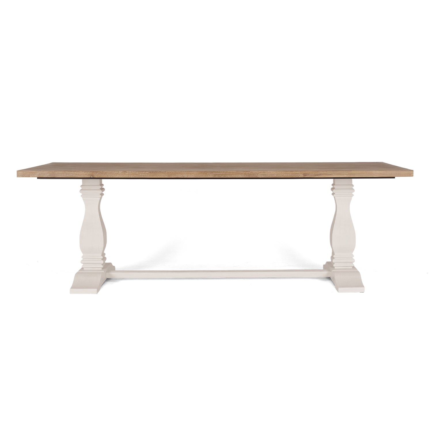 Parisian Dining Table 240 (double pedestal)