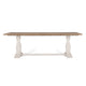 Parisian Dining Table 240 (double pedestal)