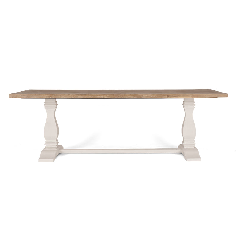 Parisian Dining Table 240 (double pedestal)