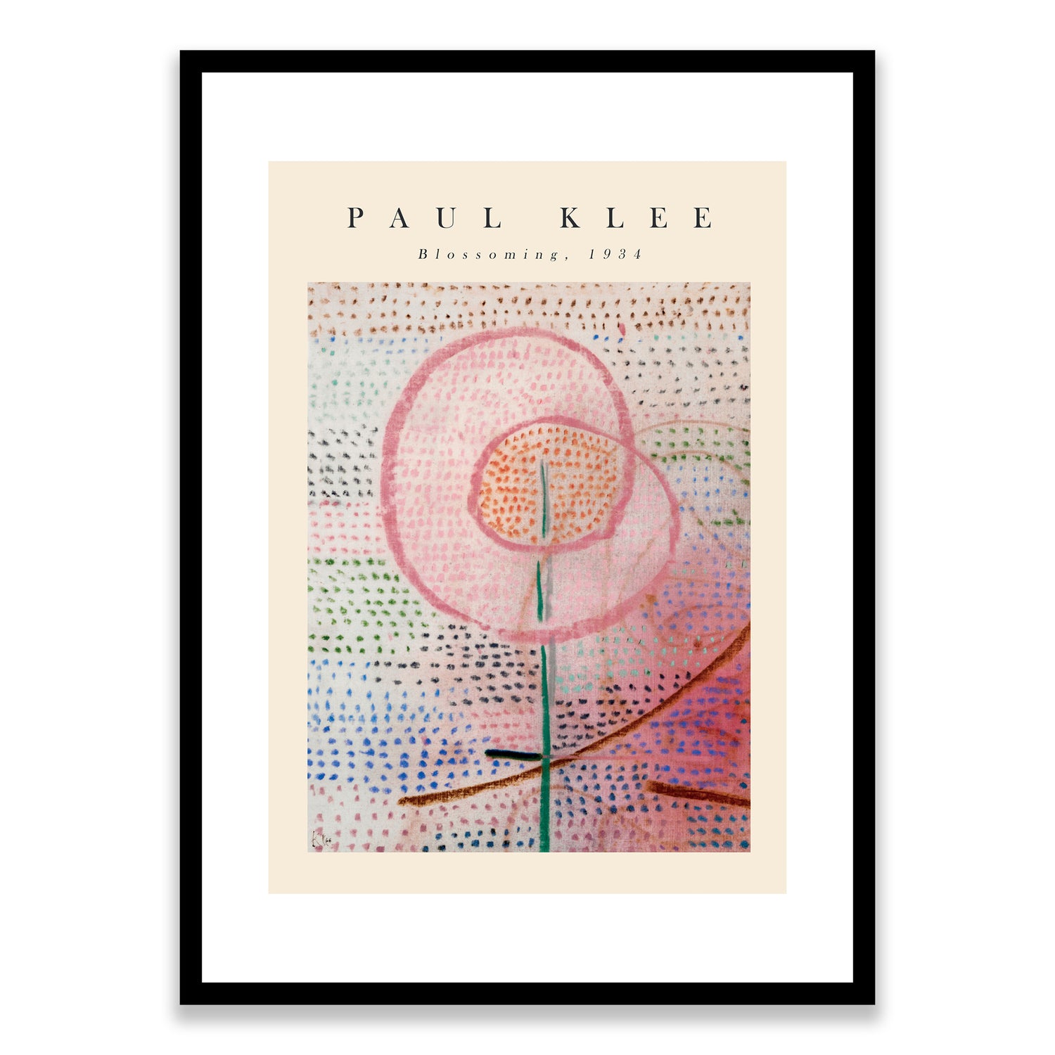Paul Klee Blossoming 1934 Framed Print