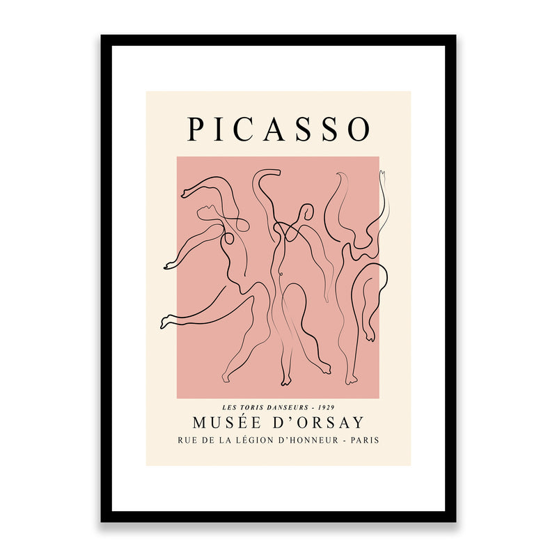 Picasso Les Toris Danseurs 1929 Framed Print