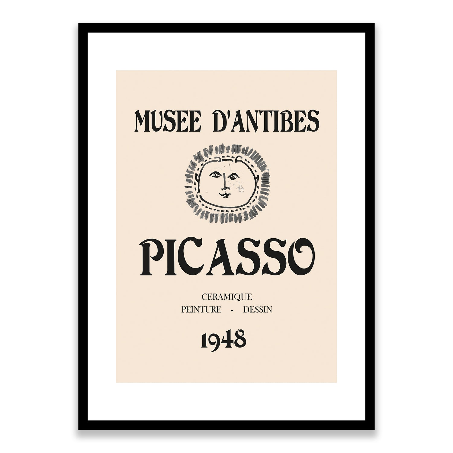 Picasso Musee D'Antibes 1948 Framed Print