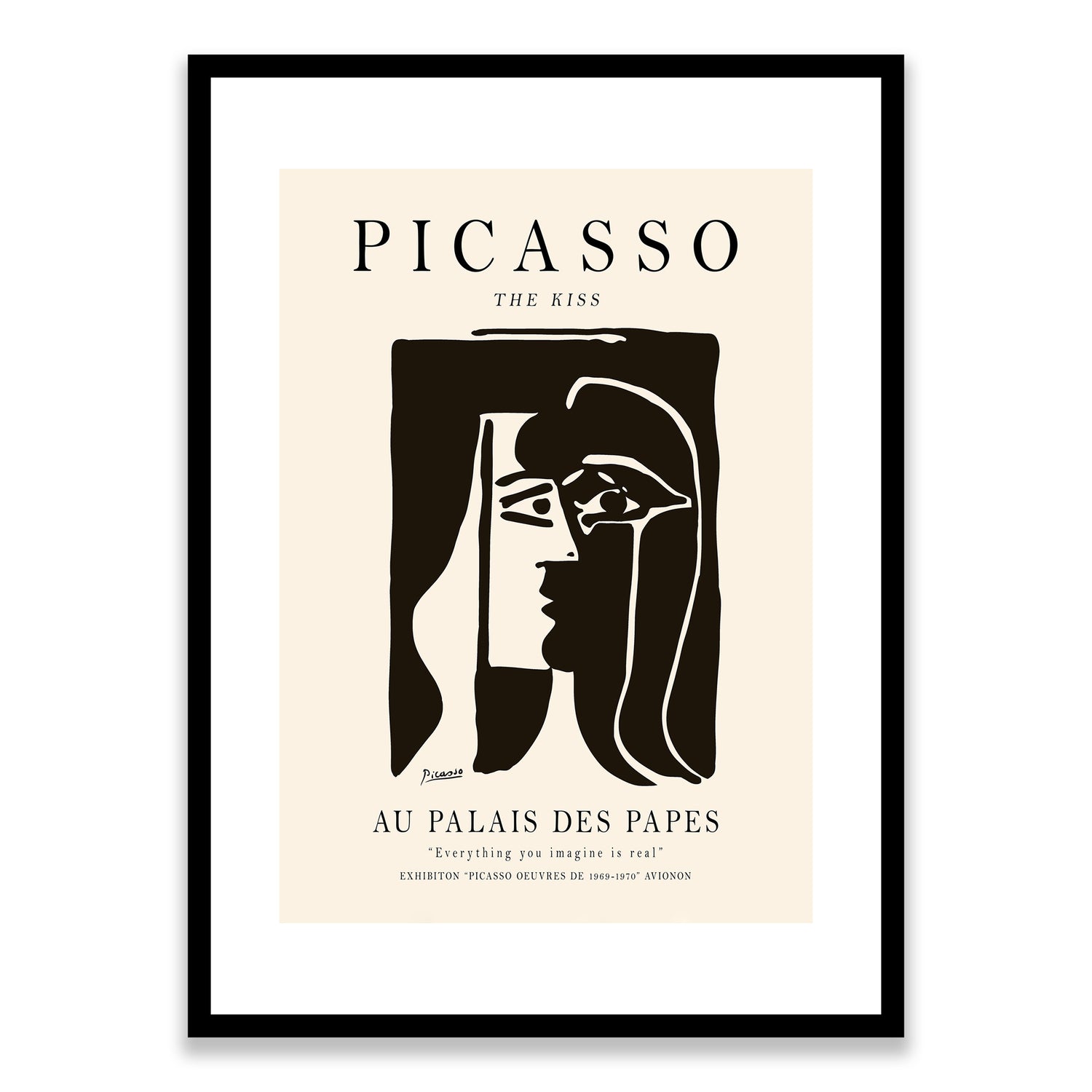 Picasso The Kiss Framed Print