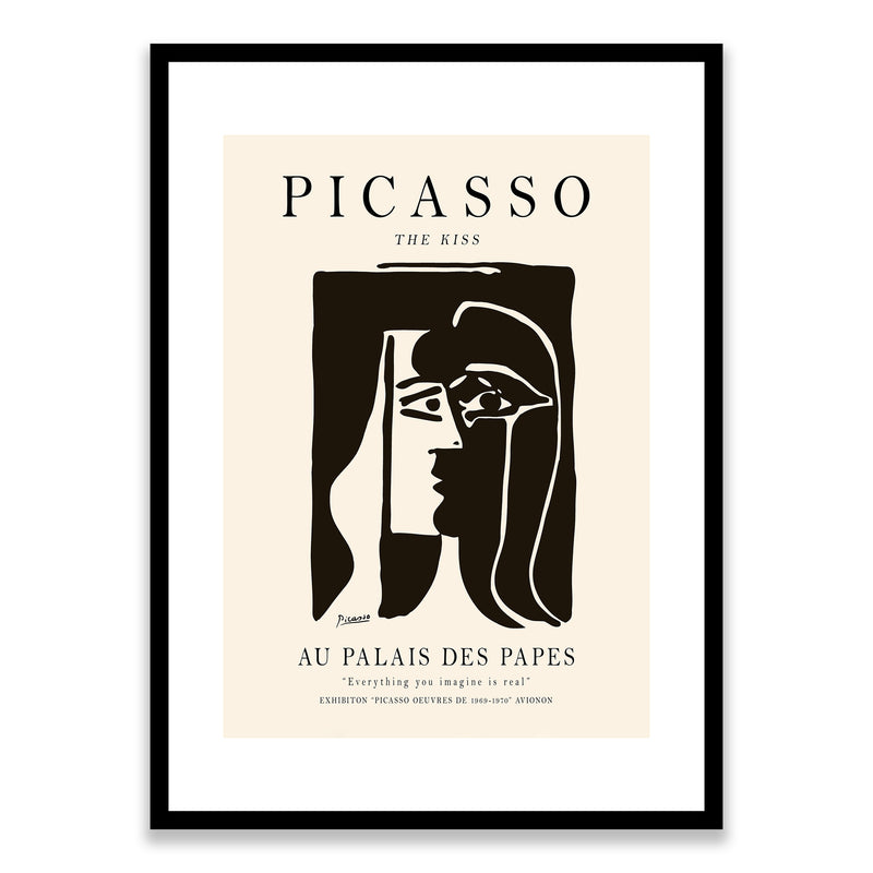 Picasso The Kiss Framed Print