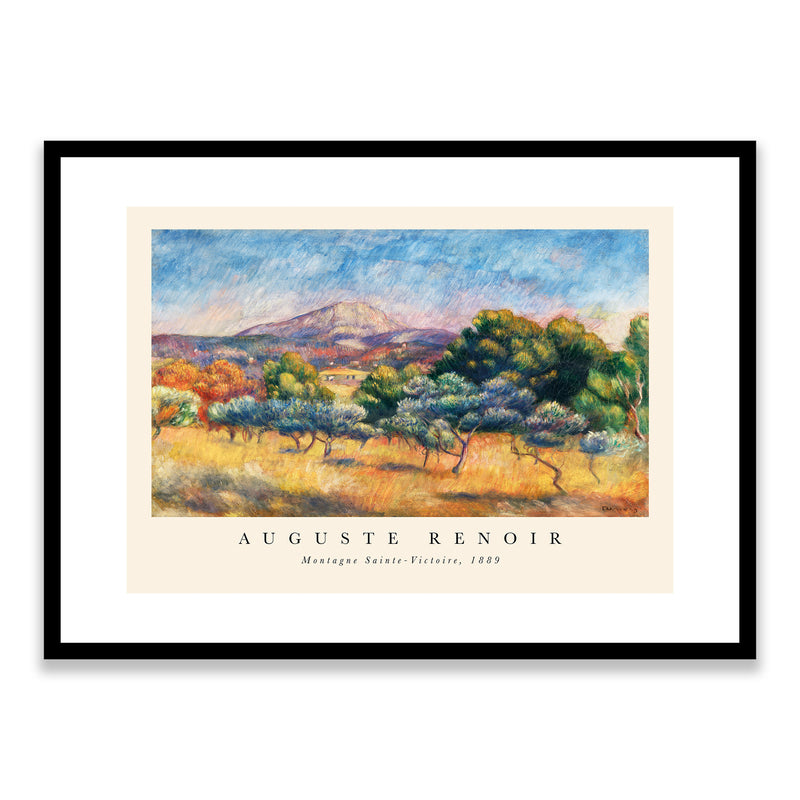 Renoir Montagne Sainte-Victoire 1889 Framed Print