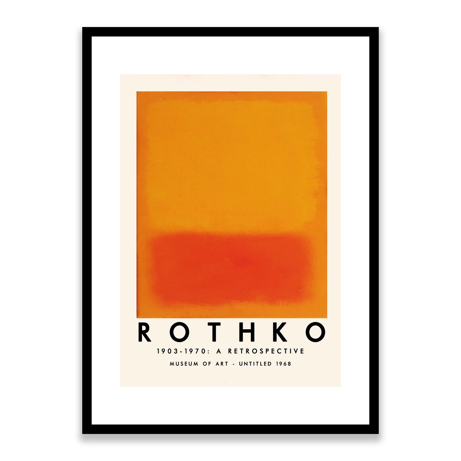 Rothko1903-1970: A Retrospective Framed Print