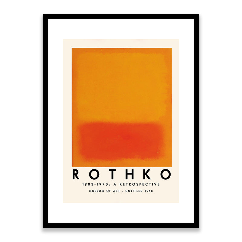 Rothko1903-1970: A Retrospective Framed Print