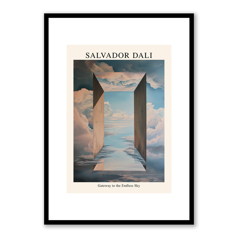 Salvador Dali - Gateway to the Endless Sky Framed Print
