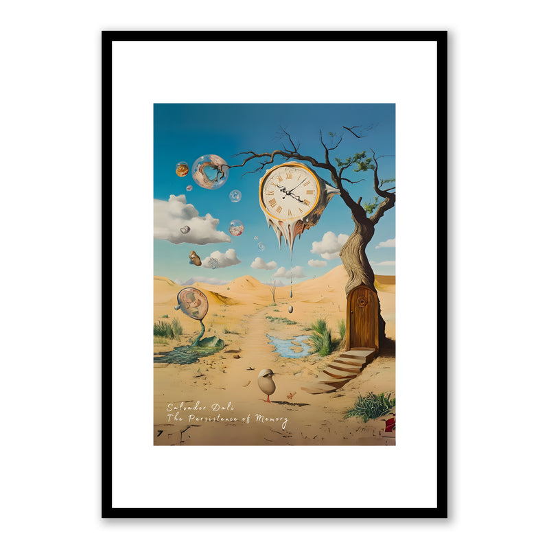 Salvador Dali - The Persistence of Memory Framed Print