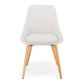 Bari Dining Chair Cream (Oak Leg)