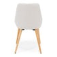 Bari Dining Chair Cream (Oak Leg)