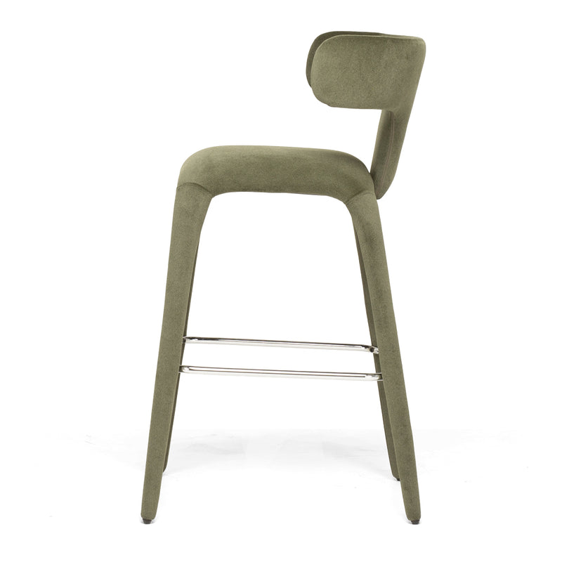 Be-til Juice Barstool Olive Green