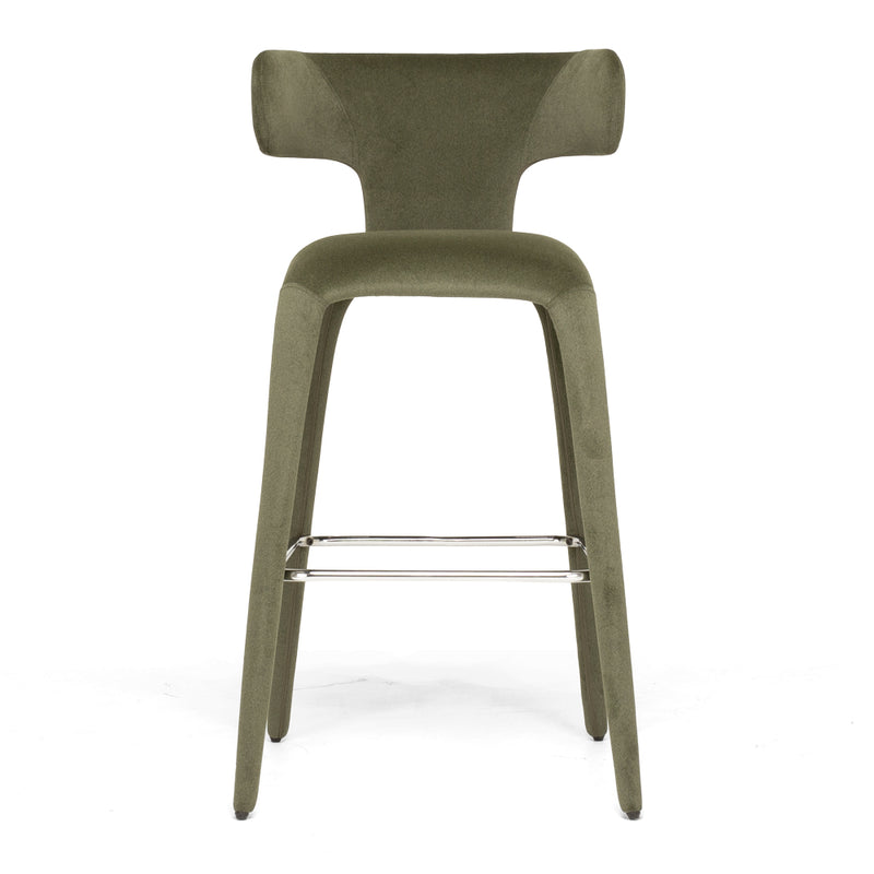 Be-til Juice Barstool Olive Green