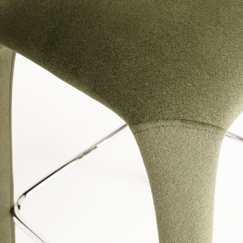 Be-til Juice Barstool Olive Green
