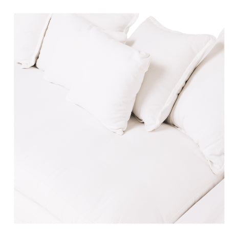 CLOUD 3 Seat Slipcover Sofa/Daybed - White