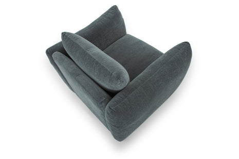 Grace Armchair - Dust Blue