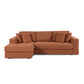 Hugo 3 Seater Chaise - Sunburn