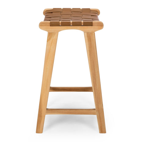 Indo Woven Barstool Saddle