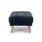 Towelie Footstool Indigo Blue