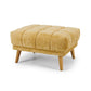 Towelie Footstool Dijon Yellow