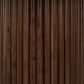 Rho Travertine Top Dining Table 120rd (Walnut Base)
