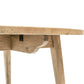 VAASA ROUND OAK DINING TABLE - 120CM