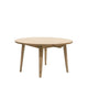 VAASA ROUND OAK DINING TABLE - 120CM