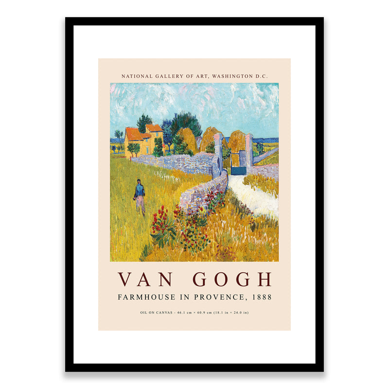 Van Gogh Farmhouse in Provence 1888 Framed Print