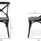 Reeves Dining Table 120 Rd (Deep Oak) - FLOOR MODEL + x4 Deep Oak Villa Chairs