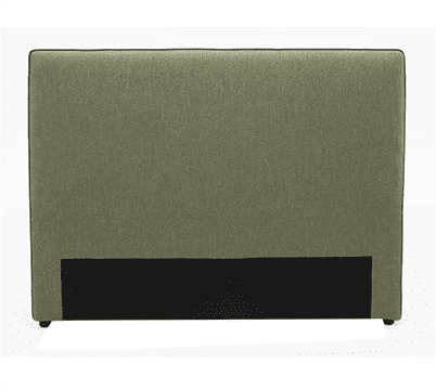 VOUGE WITH PIPED EDGE DOUBLE/QUEEN - FABRIC OLIVE